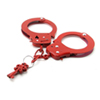 Metal Handcuffs Red