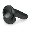 Realistische Dildo Zwart - 22,5 cm