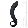 Zwarte siliconen prostaat dildo