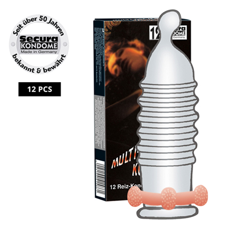 Secura Ribbel Condooms 12 stuks