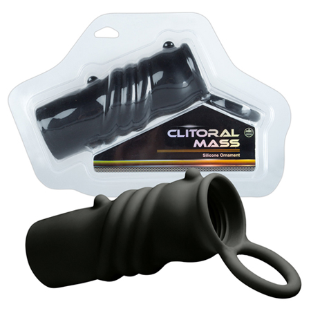 Clitoris stimulator / penis sleeve - zwart