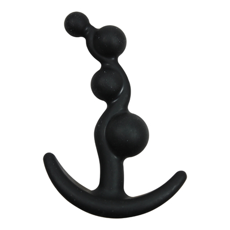Beaded Silicone Butt Plug