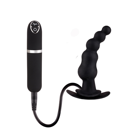 Gebogen anaal vibrator
