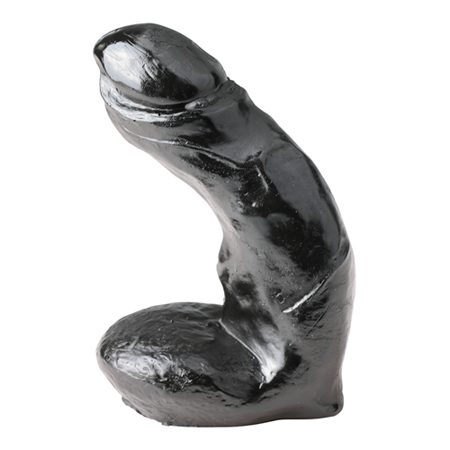 All Black Dildo - 15 cm