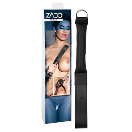 Leather Paddle Soft Grip - Zwart