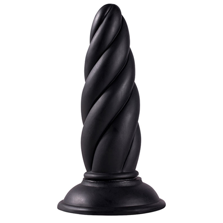 Menzstuff Twisted Buttplug - Zwart