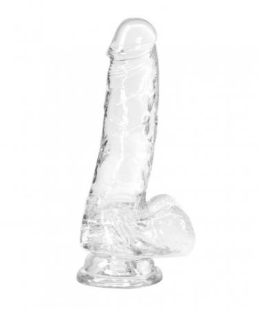 Crystal Addiction - Transparante Dildo - 18 cm