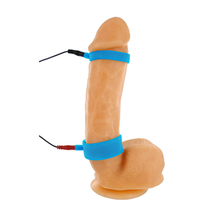 Siliconen Uni-Polar Cockring Set E-Stim