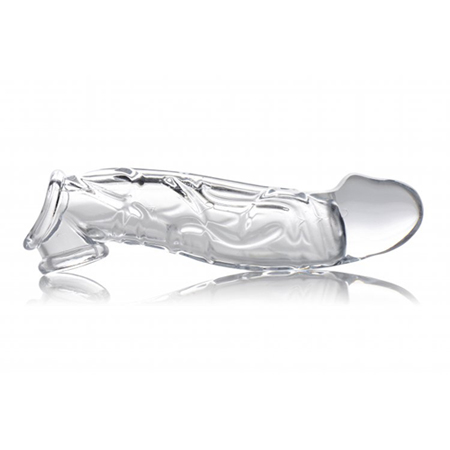 Clear Extender Gebogen Penissleeve 