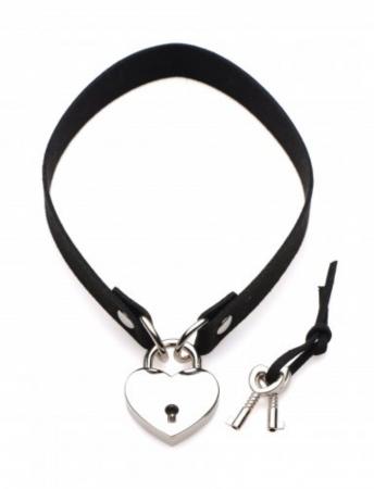 Lock-It Heart Choker Met Afsluitbaar Hartje  