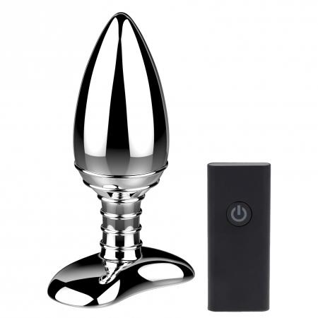 Nexus - Cestos Vibrerende Aluminium Buttplug Met Afstandsbediening