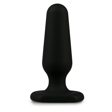 Basic Siliconen Buttplug - Zwart