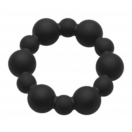 Shadow Silicone Kralen Cock Ring