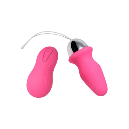 Vibrerende Butt plug met Afstandsbediening - Roze