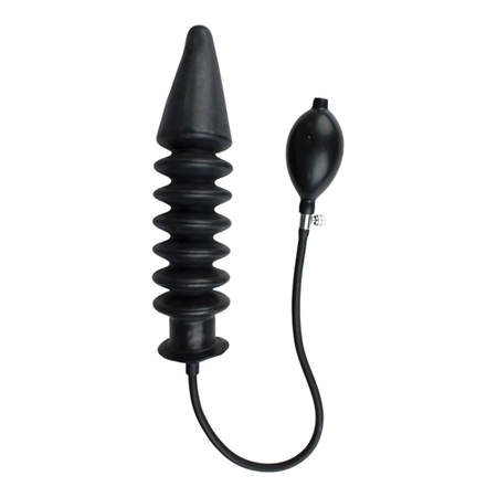 Opblaasbare Anaal Plug - Zwart