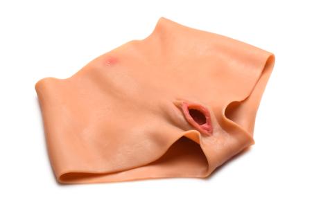 Slipje Siliconen Vagina + Kont - Medium