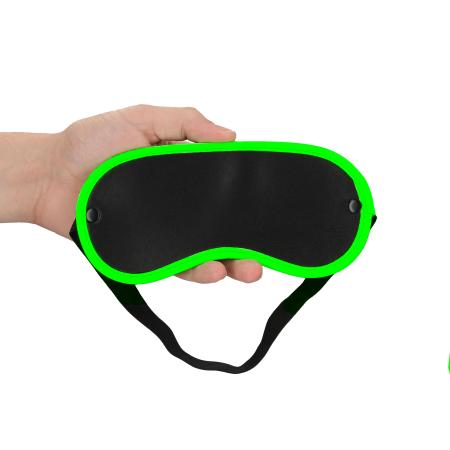 Glow in the Dark Masker - Neon Groen/Zwart