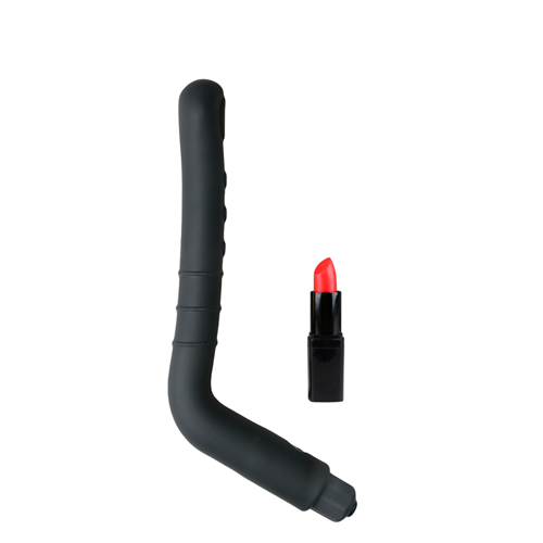 Anaal Vibrator L-Vorm - Zwart