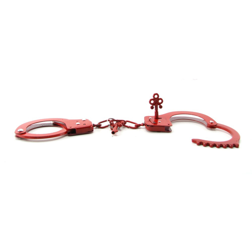 Metal Handcuffs Red