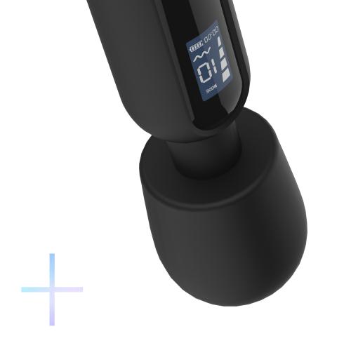 BLAQ - Digitale Wand Vibrator - Zwart 
